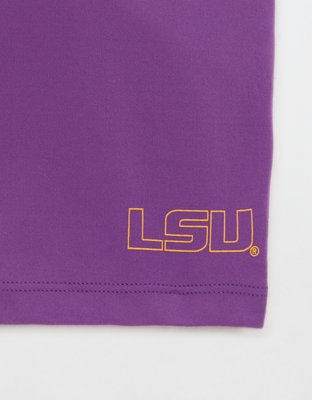 LSU Tigers OFFLINE By Aerie Low Key Sports Bra - Purple