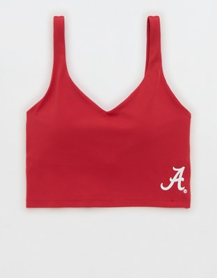 Alabama Crimson Tide OFFLINE By Aerie Low Key Sports Bra - Red