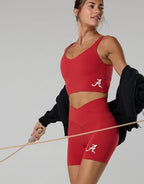 Alabama Crimson Tide OFFLINE By Aerie Low Key Sports Bra - Red