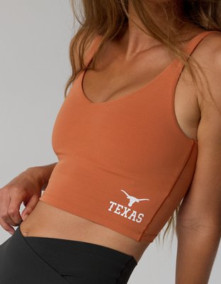 Texas Longhorns OFFLINE By Aerie Low Key Sports Bra - Warm Red