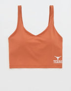 Texas Longhorns OFFLINE By Aerie Low Key Sports Bra - Warm Red