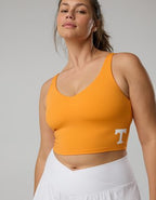 Tennessee Volunteers OFFLINE By Aerie Low Key Sports Bra - Orange Flare