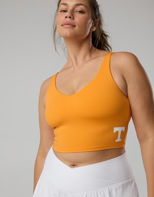 Tennessee Volunteers OFFLINE By Aerie Low Key Sports Bra - Orange Flare