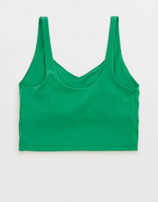 Notre Dame Fighting Irish OFFLINE By Aerie Low Key Sports Bra - Green