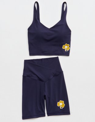 Notre Dame Fighting Irish OFFLINE By Aerie Low Key Sports Bra - Blue Street