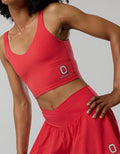 Ohio State Buckeyes OFFLINE By Aerie Low Key Sports Bra - Bright Red