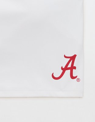 Alabama Crimson Tide OFFLINE By Aerie Low Key Sports Bra - White
