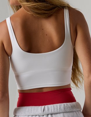 Alabama Crimson Tide OFFLINE By Aerie Low Key Sports Bra - White