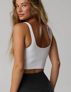 Tennessee Volunteers OFFLINE By Aerie Low Key Sports Bra - Bright White