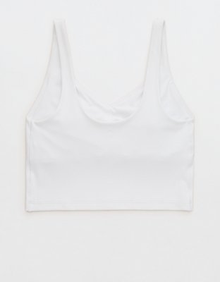 Florida Gators OFFLINE By Aerie Low Key Sports Bra - Cool White