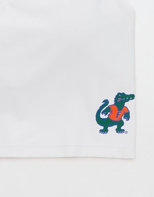 Florida Gators OFFLINE By Aerie Low Key Sports Bra - Cool White
