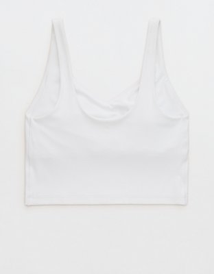 Ohio State Buckeyes OFFLINE By Aerie Low Key Sports Bra - White
