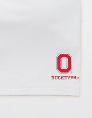 Ohio State Buckeyes OFFLINE By Aerie Low Key Sports Bra - White