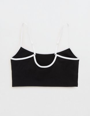 Superchill Cotton Bra Top - Black