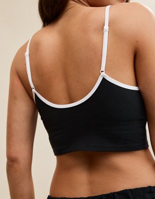 Superchill Cotton Bra Top - Black