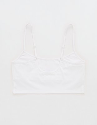 Superchill Cotton Bra Top - Natural White