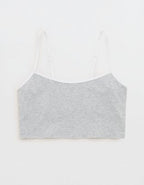 Superchill Cotton Bra Top - Grey