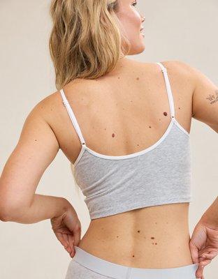 Superchill Cotton Bra Top - Grey