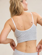 Superchill Cotton Bra Top - Grey