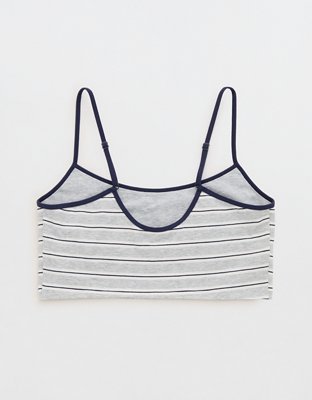 Superchill Cotton Bra Top - Medium Heather Gray