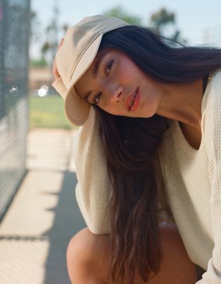 OFFLINE By Aerie Nylon Baseball Hat - Soft Oat