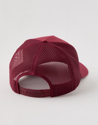 OFFLINE By Aerie Roped Trucker Hat - Deep Ruby