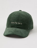OFFLINE By Aerie Corduroy Baseball Hat - Rugged Green