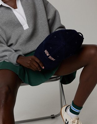 OFFLINE By Aerie Corduroy Baseball Hat - Royal Navy