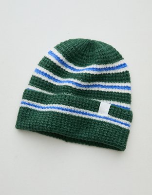 OFFLINE By Aerie Waffle Beanie - Green