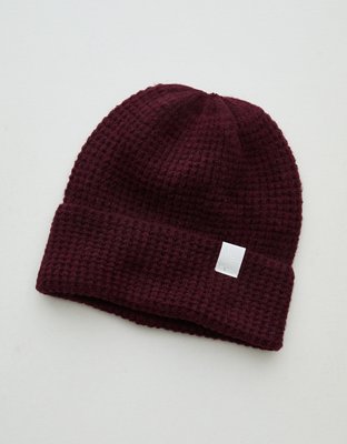 OFFLINE By Aerie Waffle Beanie - Royal Berry