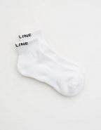 OFFLINE By Aerie Short Crew Sock - Bright White