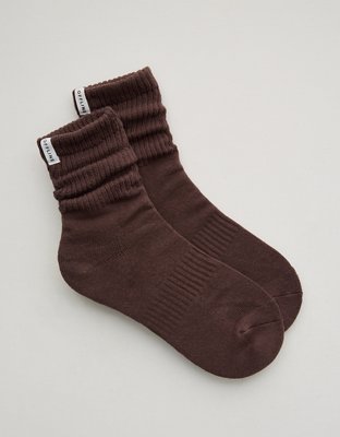 OFFLINE By Aerie Short Scrunch Socks - Relic