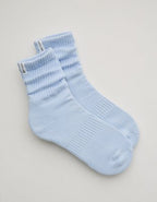 OFFLINE By Aerie Short Scrunch Socks - Eyelet Blue