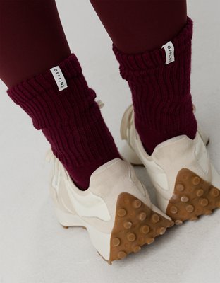 OFFLINE By Aerie Short Scrunch Socks - Royal Berry