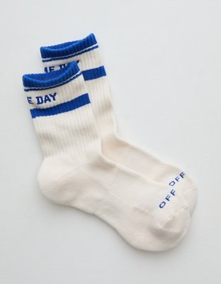 OFFLINE By Aerie Crew Socks - Natural