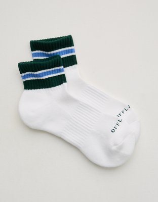 OFFLINE By Aerie Mesh Short Crew Sock - Navy