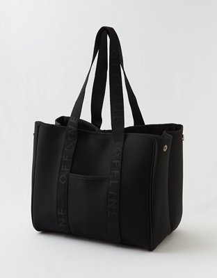 OFFLINE By Aerie Neoprene Tote Bag - True Black