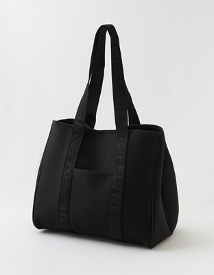 OFFLINE By Aerie Neoprene Tote Bag - True Black
