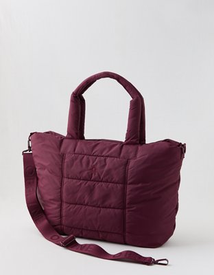 OFFLINE By Aerie Puff Love Tote Bag - Royal Berry