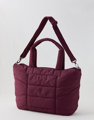 OFFLINE By Aerie Puff Love Tote Bag - Royal Berry