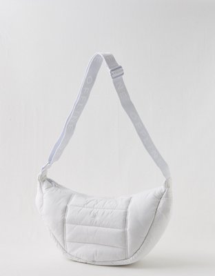 OFFLINE By Aerie Puff Love Crescent Bag - White