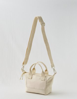 OFFLINE By Aerie Courtside Canvas Crossbody Bag - Natural