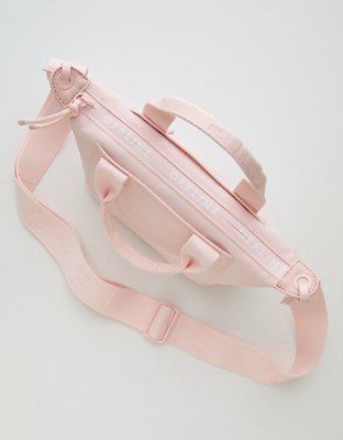 OFFLINE By Aerie Courtside Canvas Crossbody Bag - Pink Petal