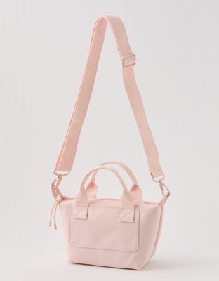 OFFLINE By Aerie Courtside Canvas Crossbody Bag - Pink Petal