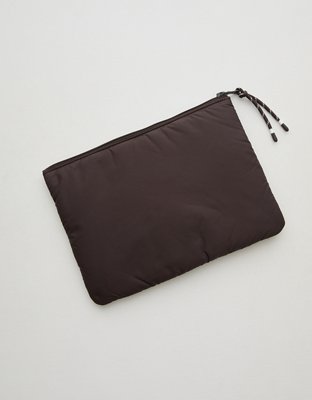 OFFLINE By Aerie Puff Love Square Pouch - Deep Earth