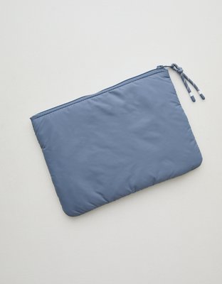 OFFLINE By Aerie Puff Love Square Pouch - Marbled Blue