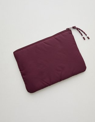 OFFLINE By Aerie Puff Love Square Pouch - Royal Berry
