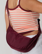 OFFLINE By Aerie Sporty Crescent Bag - Deep Ruby