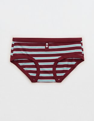 Superchill Cotton Button Boybrief Underwear - Deep Ruby
