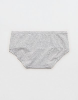 Superchill Cotton Button Boybrief Underwear - Medium Heather Gray